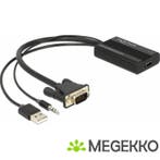 Delock 62597 VGA-naar-HDMI-adapter met audio, Verzenden