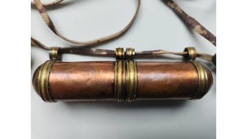Reliquaire Cylindrique Tibétain — Amulette de Protection à, Antiquités & Art