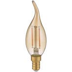 E14 LED Lamp - Filament Kaarslamp - Trion Kirza - 2W Amber W, Verzenden, Nieuw