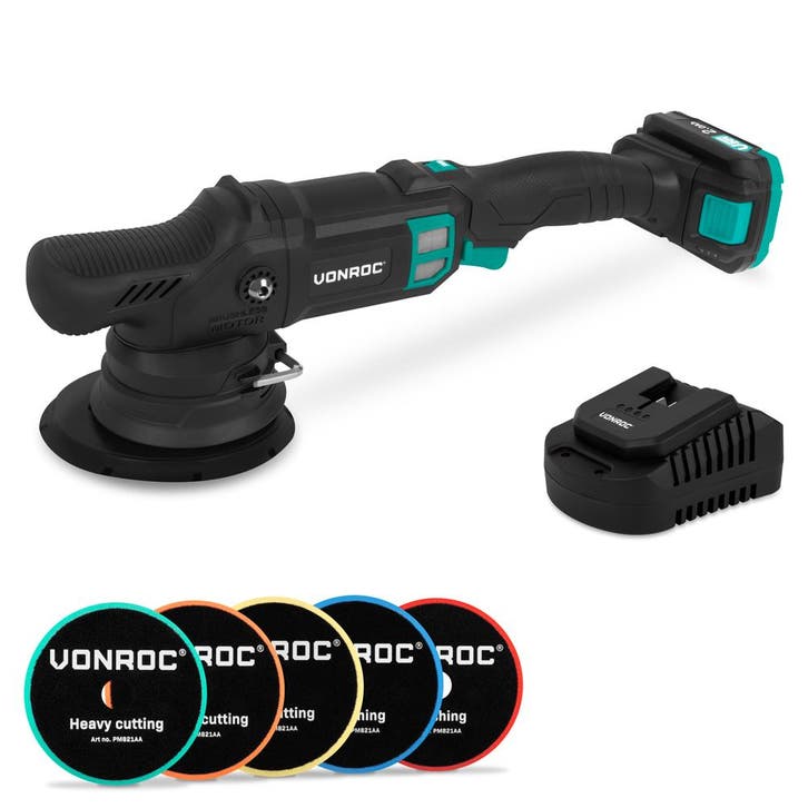 PRO Excentrische Polijstmachine 20V – Ø 150mm | Incl. 2.0Ah, Doe-het-zelf en Bouw, Gereedschap | Overige machines, Nieuw, Verzenden