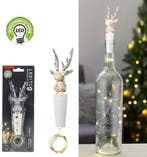 Flessenkurk kunststof hert rendier micro-led flesstop, Nieuw