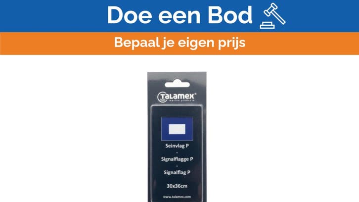 Bieden: Talamex 27503316 Signal Flag P 30x36, Sports nautiques & Bateaux, Accessoires navigation, Enlèvement ou Envoi