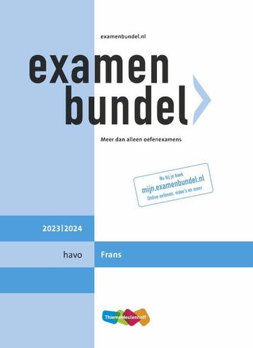 Examenbundel havo Frans 2023/2024 9789006648287, Boeken, Verzenden, Zo goed als nieuw