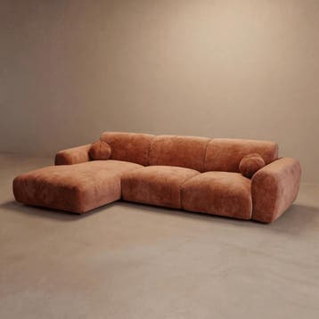 Hoeksalon Nova €1499! Beige, Terra, Groen, Taupe en Roze, Huis en Inrichting, Verzenden, Hoekbank, Driepersoons, 300 cm of meer