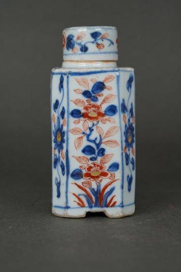 Kangxi (1662-1722) - Theepot - Achthoekige theedoos met acht