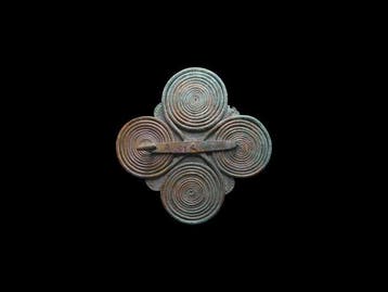 Oud-Italisch Brons Vierbladige fibula