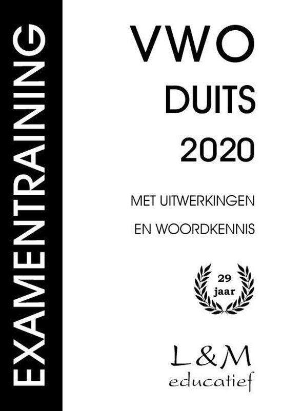 Examentraining Vwo Duits 2020 - Janssens, Livres, Langue | Allemand, Envoi