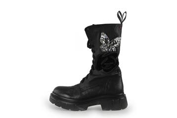Gio+ Veterboots in maat 40 Zwart, Kleding | Heren, Schoenen, Verzenden, Zwart, Boots, Zo goed als nieuw