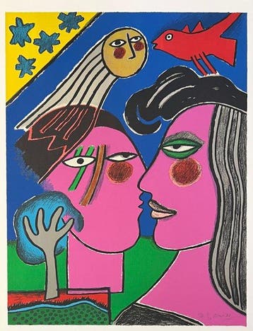 Corneille (1922-2010) - Sous le ciel étoilé