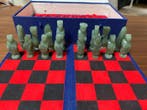 Jeu déchecs - Jade onyx, Antiquités & Art
