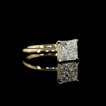 Zonder minimumprijs - Ring - 14 karaat Geel goud - 2.11ct., Nieuw
