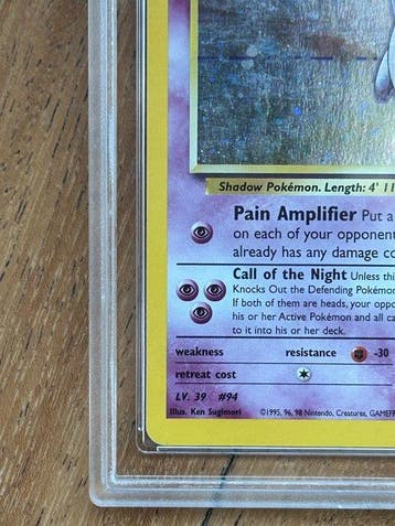 Pokémon Graded card - Sabrina’s Gengar Gym Heros 14/132 Holo, Nieuw