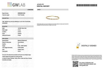 Zonder minimumprijs - Armband - 14 karaat Geel goud -