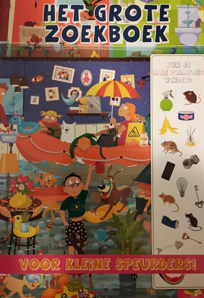 Het grote zoekboek voor kleine speurders! XL formaat 38 cm x, Boeken, Literatuur, Gelezen, Verzenden
