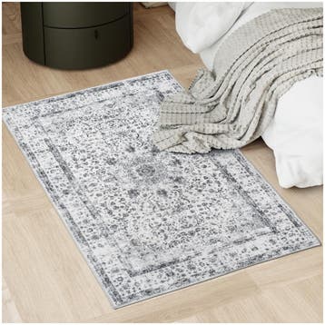 Vintage design vloerkleed Aliya, laagpolig - 80 x 150 cm, Huis en Inrichting, Verzenden, Nieuw