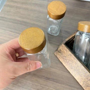 Karaca - Specerijenbus (12) - Vento Kruidenpotjes Set - Glas