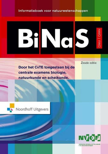 6e havo/vwo / Binas / informatieboek / Noordhoff Verkerk, Livres, Verzenden, Verkerk