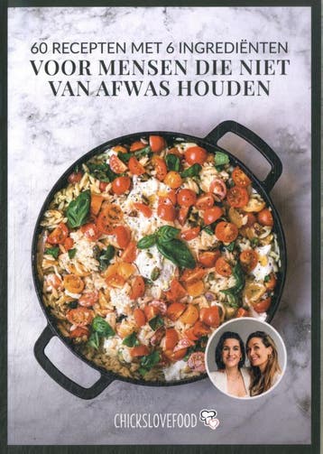 60 recepten met 6 ingrediënten voor mensen die niet van, Boeken, Kookboeken, Verzenden, Zo goed als nieuw, Nina de Bruijn