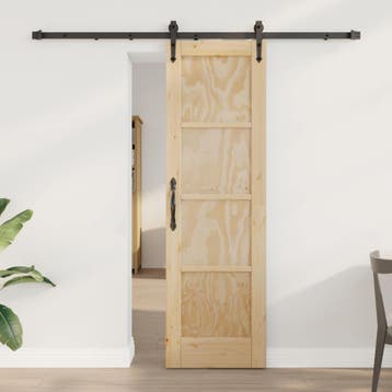 vidaXL Schuifdeur ORKDAL 61 x 198,5 cm Massief grenenhout, Verzenden