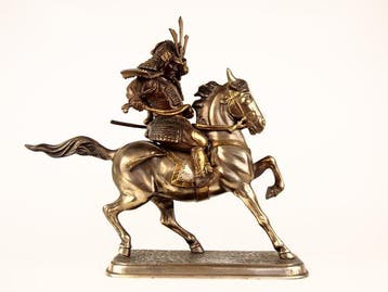 Koper - Kusunoki Masashige  Takaoka Copperware -