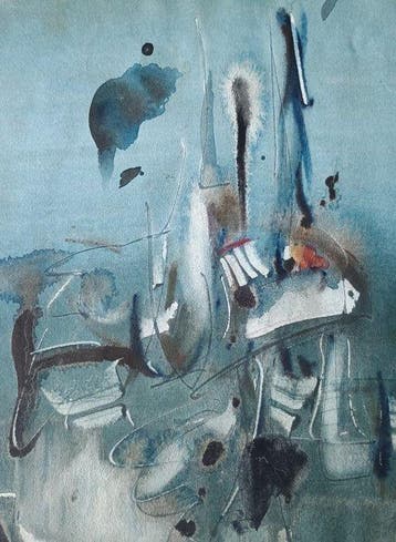 Claude Haumont (1936-2009) - Abstract surrealistische
