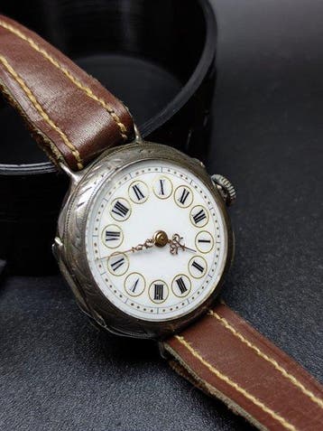 Sterling Silver - Trench Watch - Zonder minimumprijs - Heren, Bijoux, Sacs & Beauté