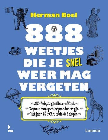 888 weetjes die je snel weer mag vergeten 9789401430586, Verzenden, Gelezen, Herman Boel