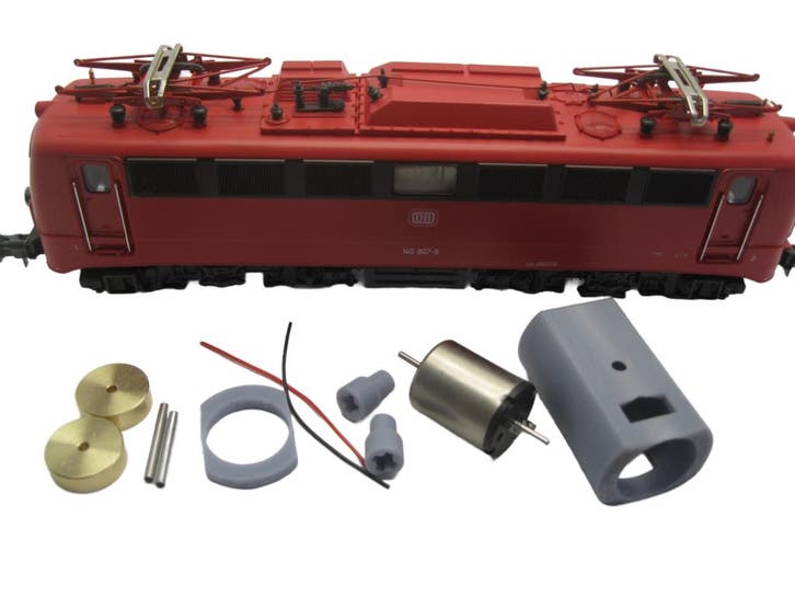 micromotor HR002C motor ombouwset voor Roco BR 01, BR 23, BR, Hobby en Vrije tijd, Modeltreinen | H0, Gelijkstroom, Overige typen