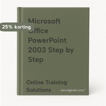 Microsoft Office PowerPoint 2003 Step by Step 9780735615229, Verzenden, Online Training Solutions