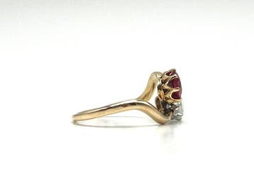 Zonder minimumprijs - Ring - 18 karaat Roségoud - 0.40ct., Nieuw
