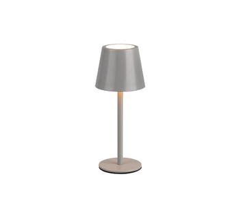 Trio DIAZ tafellamp | LED | ultiem grijs | Ø 8,5 cm | IP44 |, Verzenden