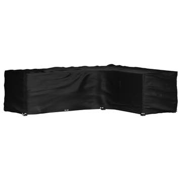 vidaXL Tuinmeubelhoezen met 16 oogjes L-vormig 260x210x80 cm, Verzenden