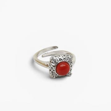 Koraal - Argento 925 - Ring, Collections, Minéraux & Fossiles