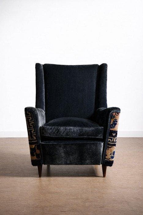 GpuntoStudio - GpuntoStudio - Fauteuil - Coton, Laine, Antiquités & Art, Curiosités & Brocante