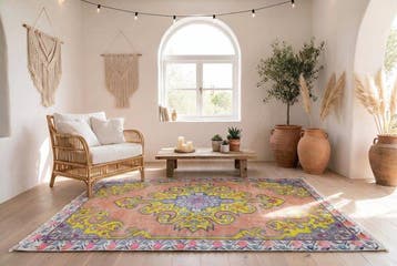 Vintage Usak - Vloerkleed - 220 cm - 135 cm - met