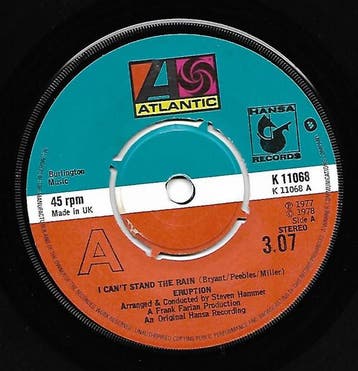 Eruption Featuring Precious Wilson - I Cant Stand The Rain, Verzenden, Gebruikt
