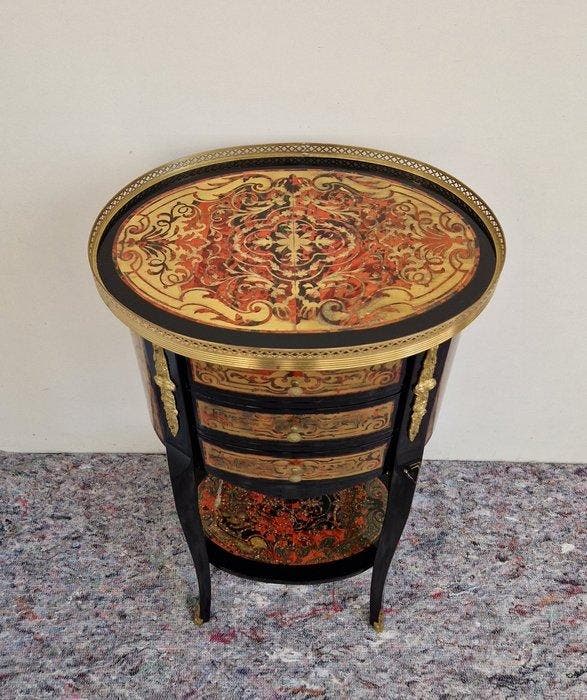 Chiffonnière - Boulle marqueterie met Faux schildpad -, Antiquités & Art, Curiosités & Brocante