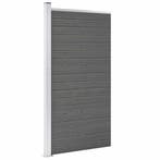 vidaXL Schuttingpaneel 95x186 cm HKC grijs, Verzenden, Nieuw