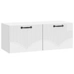 vidaXL Wandmontage TV-kast Hoogglans Wit 78,5 x 31 x 30 cm, Verzenden, Nieuw