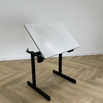 Möckel school-tekentafel, (bxd) 80x60 cm, Gebruikt