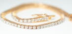 Armband - 14 karaat Roségoud - 1.90ct. tw. Diamant, Nieuw