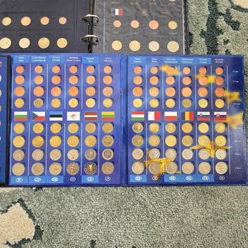 Europa. Euro Various Years (6 Albums, 760+ Coins), Postzegels en Munten