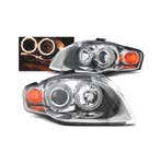 PHARE ANGEL EYES POUR AUDI A4 B7 04-08 CHROMÉ, Verzenden