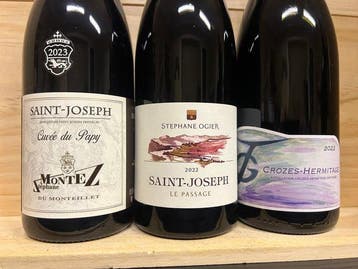 Montez Cuvée Papy, Ogier Saint-Joseph Le Passage, Gaillard