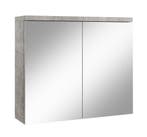 Spiegelkast Toledo 80 x 20 x 60 cm Beton Grijs Badkamerkast, Verzenden, Nieuw
