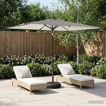 vidaXL Tuinhaard met LED-verlichting en basis 200 x 300 cm, Verzenden, Nieuw