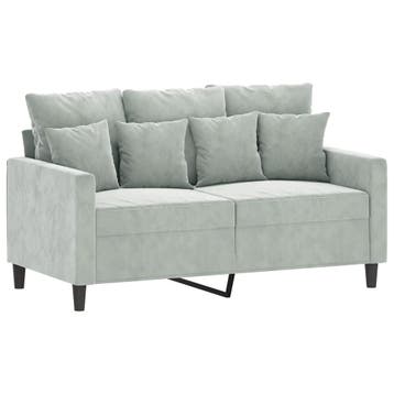 Lichtgrijze sofa 120cm | Retour deal | Knaller!, Huis en Inrichting, Verzenden, Tweepersoons, 75 tot 100 cm, Zo goed als nieuw