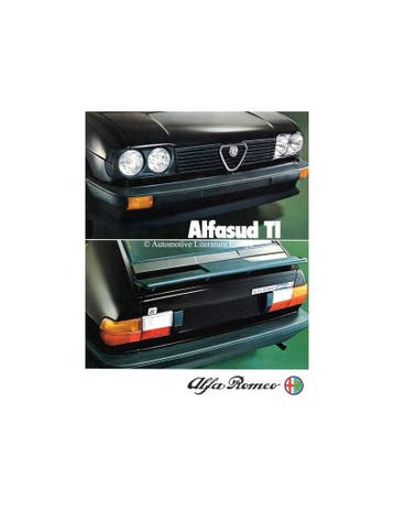 1980 ALFA ROMEO ALFASUD TI BROCHURE NEDERLANDS, Ophalen of Verzenden, Nieuw