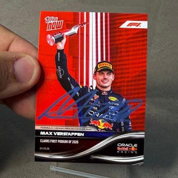 Red Bull Racing - Topps Now - (030) Max Verstappen - Claims