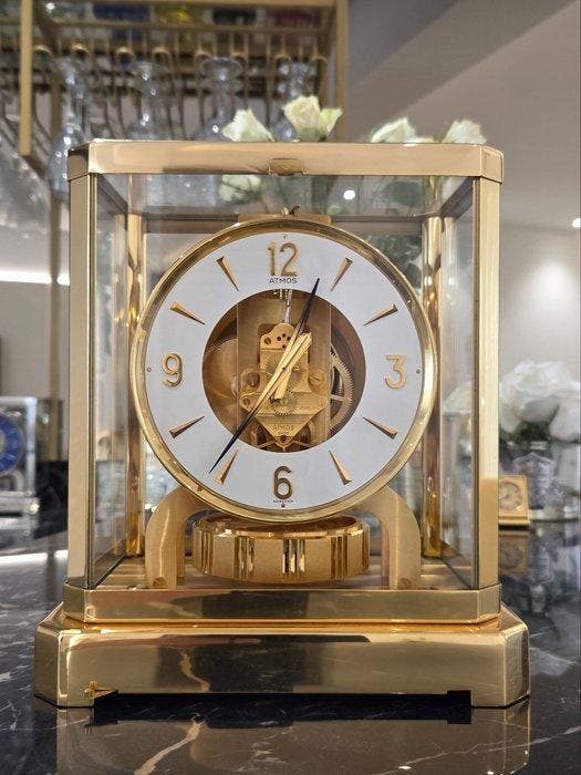 Pendule Atmos - Jaeger-LeCoultre - - Laiton laqué -, Antiek en Kunst, Antiek | Klokken